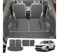 Rongtaod Tappetino per bagagliaio compatibile con Kia Sorento 6 e 7 posti 2021-2025 Tappetino per bagagliaio Fodera per sedile posteriore 2024 Accessori Sorento (tappetino per bagagliai+tappetini per