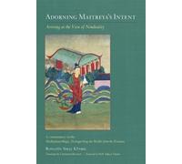 Rongton Sheja Kunrig Adorning Maitreya's Intent (Tascabile)