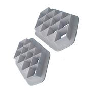 rongweiwang 2 pz Biscotti di plastica a Forma di rombo Stampo Geometrico Irregolare Taglio Dies Torta Utensili da Forno stampi Muffa