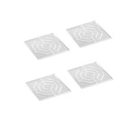 rongweiwang 4x licone Piedini per mobili Protezioni antiscivolo per pavimenti per scrivania Letto Divano Quadrato 6cmx6cm, Piazza, 6x6 cm