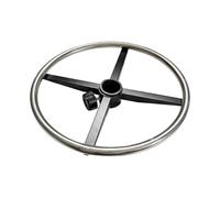 rongweiwang Anello poggiapiedi per sgabello Sgabelli da bar e sedie da disegno versatili e resistenti in metallo che offrono il comfort Base inferiore per sgabello bar Sostituzione della parte