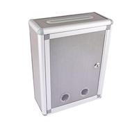 rongweiwang Cassetta postale a muro con serratura Cassetta postale antiruggine con serratura a chiave per la casa Lettera superiore aperta, Aperto in alto, 250x110x320mm