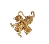 rongweiwang Collana religiosa con pendenti Buddismo Garuda, realizzata a mano, squisita bellezza, chiara negatività, forte simbolo culturale, decorazione per la casa, collana con