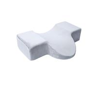 rongweiwang Cuscino cervicale ergonomico a forma di U che offre il miglior supporto per le procedure di extension ciglia evitando movimenti della testa durante, Grigio, 50x32x12 cm