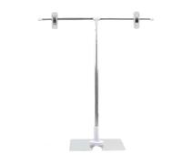 rongweiwang Espositore per poster da tavolo regolabile, espositore per poster in acciaio inossidabile resistente alla ruggine, adatto per insegne interne ed esterne, per da tavolo, bancone per