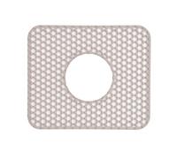rongweiwang Filtro in Silicone per Scarico Centrale, Fondo in Ceramica, Resistente al Calore, Lavabile lavastoviglie, Durevole, per cucine, soggiorni e stanze, Calce Bianca, 31.5 * 26.5 cm