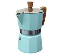 rongweiwang Goditi il caffè preparato con la macchina per il caffè Moka, con struttura in alluminio robusto e resistenza termica su qualsiasi fornello. Macchina per il in alluminio