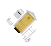 rongweiwang la casa delle bambole con porta in miniatura Gioca a mobili giocattolo Accessori Bellissimi regali di festa di compleanno per bambini Ragazzi Ragazze di età superiore a