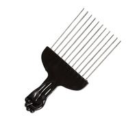 rongweiwang Pettine per capelli Plettri larghi in metallo Strumento eccellente per lo styling dei capelli ricci Facile da maneggiare Impugnatura antiscivolo per