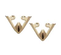rongweiwang Puntale premium protettore a punta ed elegante elegante copri punta con tacco alto con scarpe durevoli cap per le donne con tacco alto copertura, Oro, 3.5x3x1.5 cm