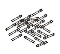 rongweiwang Set di 50 fermagli professionali a becco d'anatra, accessori per capelli eleganti, durevoli, essenziali per lo styling dei capelli, in grado di soddisfare le esigenze quotidiane. Fermagli