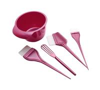 rongweiwang Strumento per tingere i capelli del salone Candeggina per capelli Ciotola per miscelazione fai-da-te con pennelli Kit per colorare la tintura per lo styling professionale