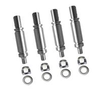 rongweiwang Supporto per tamburo con albero del rullo in lega di acciaio di ricambio per maggiore durata per la stabilità del supporto per tamburo anteriore dell'asciugatrice Kit plasticità per