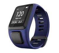 RongYooo Cinturino Compatibile per TomTom Runner 2 3,TomTom Spark 3,Golfer 2 Regolabile di Ricambio Bracciale(blu).