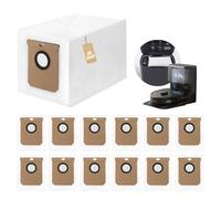 RongZy 12Pcs Sacchetti per la Polvere per Eufy L50 SES, L60 SES Sacchetti per la Polvere di Ricambio per Conga Home 10000, 8090 Ultra, 9090 IA et per Haier H9+ Robot Aspirapolvere Accessori(2.5L)