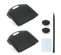 RongZy 2 Pezzi Coperchio Batteria di Ricambio per Sony PSP 1000 1001 1002 1003 Cover Posteriore Parte di Ricambio della Alloggiamento Copribatteria Posteriore con Strumento