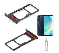 RongZy 2 Pezzi Vassoio Porta Scheda SIM per Samsung Galaxy A16 5G Supporto Scheda SIM Ricambio per Samsung Galaxy A16 5G SM-A166B/A166U/A166M/A166E con Perno di Espulsione