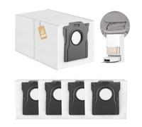 RongZy 4 Pezzi Sacchetti Per La Polvere Per Dreame X40 Ultra Complete/X40 Master/X50 Ultra/L50 Pro Ultra/ L10s Pro Ultra Heat /L40 Ultra/X30 Ultra/X40 Ultra Aspirapolvere Accessori (3L)
