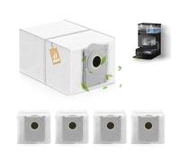 RongZy 4 Pezzi Sacchetti per la Polvere per Ecovacs Deebot X8 PRO Omni/X8 OMNI/T80 Omni/X9 PRO Omni/T50 PRO Omni/T50 Max PRO Omni/T50 Omni/T30C PRO Aspirapolvere Accessori (Contiene Carbone Attivo)
