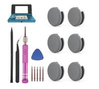 RongZy 6 Pezzi per Nintendo 2DS 3DS 3DSXL 3DSLL Analogici Thumbstick Sostituire per Nintendo New 3DS New 3DSXL New 3DSLL New 2DSLL Levette Analogiche Thumbstick Riparazionae Accessori(Grigio Scuro)