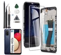 RongZy Compatibile con Samsung Galaxy A02s A025G A025U A025A A025V M02s Schermo LCD Display Sostituzione Touch Screen Sensore con Kit di Attrezzi(165mm,Nero con Cornice)