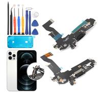 RongZy Connettore Dock per iPhone 12/12 PRO Dock Charging di Ricambio Presa di Ricarica Cavo Flessibile con Strumenti