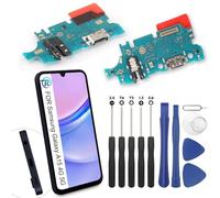 RongZy Connettore Dock per Samsung Galaxy A15 4G A155F / A15 5G A156 Dock Charging di Ricambio Presa di Ricarica Cavo Flessibile con Strumenti