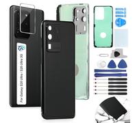 RongZy Coperchio Batteria per Samsung Galaxy S20 Ultra G988B Coperchio Posteriore per Samsung Galaxy S20 Ultra 5G Cover Batteria per Telefono Sostituzione Copribatteria(Nero)