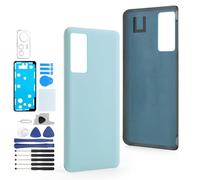 RongZy Coperchio Batteria per Xiaomi 12 Coperchio Posteriore per Xiaomi 12X Cover Batteria per Telefono Sostituzione Copribatteria(Blu)