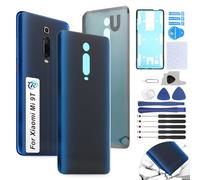 RongZy Coperchio Batteria per Xiaomi Mi 9T Coperchio Posteriore per Mi 9T PRO Cover Batteria per Telefono Sostituzione Copribatteria Posteriore con Strumento(Blu)