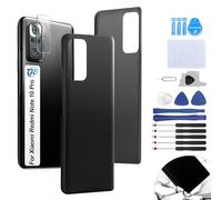 RongZy Coperchio Batteria per Xiaomi Redmi Note 10 PRO Coperchio Posteriore per Redmi Note 10 PRO M2101K6G M2101K6R Cover Batteria per Telefono Sostituzione Copribatteria(Nero)