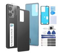 RongZy Coperchio Batteria per Xiaomi Redmi Note 12 Pro 5G Coperchio Posteriore per Redmi Note 12 Pro 5G Cover Batteria per Telefono Sostituzione Copribatteria(Nero)