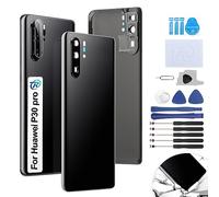 RongZy Coperchio Batteria Ricambio per Huawei P30 PRO VOG-L09 VOG-L29 Parte di Ricambio della Alloggiamento Copribatteria Posteriore con Strumento (Nero)