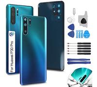 RongZy Coperchio Batteria Ricambio per Huawei P30 PRO VOG-L09 VOG-L29 Parte di Ricambio della Alloggiamento Copribatteria Posteriore con Strumento (Aurora Blu)