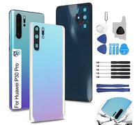 RongZy Coperchio Batteria Ricambio per Huawei P30 PRO VOG-L09 VOG-L29 Parte di Ricambio della Alloggiamento Copribatteria Posteriore con Strumento (Blu Viola)