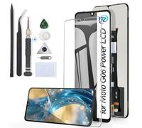 RongZy Display per Motorola Moto G06 Power LCD Screen Sostituzione Touch Display Digitizer Assembly per G06 Power XT2535-13 con Kit (nero)