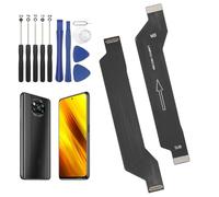RongZy Flat Flex Cavo Scheda Madre per Xiaomi Poco X3 / Poco X3 NFC/Poco X3 Pro Ribbon Cable Connettore Ricambio per Collegamento Scheda Madre, con Strumenti