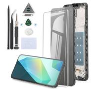 RongZy Incell - Schermo LCD di ricambio per Samsung Galaxy A16 4G A165F/A165M, digitalizzatore interno per Samsung Galaxy A16 4G, con kit di attrezzi (nero con cornice)
