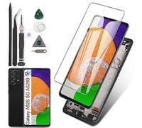RongZy LCD Display per 6.5" Samsung Galaxy A52s 5G A528B Schermo LCD Touch Screen Assemblea Sostituzione di Vetro Digitalizzatore con Strumenti(Nero con Cornice)
