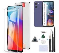 RongZy LCD Display Per Motorola Moto E15 2025 XT2523/G05 Schermo LCD Touch Screen Assemblea Sostituzione Di Vetro Digitalizzatore Con Strumenti(Nero)