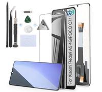 RongZy LCD Display per Xiaomi Redmi A5 4G/Poco C71/25028PC03G Schermo LCD Touch Screen Assemblea Sostituzione di Vetro Digitalizzatore con Strumenti(Nero)