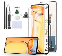 RongZy LCD Schermo per Xiaomi Redmi 13C di Ricambio Display Touch Screen Digitizer Parti di Riparazione per Xiaomi Redmi 13C 23100RN82L LCD Display con Strumenti(Nero, 6.74")