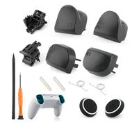 RongZy per PS5 L1 R1 L2 R2 Pulsanti Grilletto per PlayStation 5 PS5 BDM-010 Spalle Pulsanti di Trigger con Molle/Telai Grilletto/Perni/Levette Analogiche Cap Kit Di Riparazione Strumenti xx