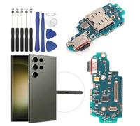 RongZy Porta di Ricarica USB per Samsung Galaxy S23 Ultra 5G Dock Connector Charger Board Flex Cable Assembly Sostituzione per Samsung Galaxy S23 Ultra 5G S918B con Strumenti