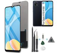 RongZy Schermo LCD per Oppo A15 CPH2185/Oppo A15S CPH2179 Sostituzione Display Digitizer Assembly Vetro di Ricambio Touch Screen con Strumenti(6.52",Nero)