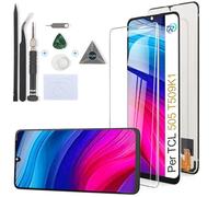 RongZy Schermo LCD per TCL 505 Display Sostituzione per TCL 505 T509K1 Digitizer Assembly Vetro di Ricambio Touch Screen con Strumenti(6.75", Nero)
