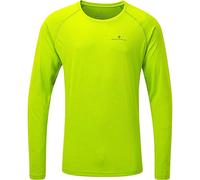 Ronhill Core L/S Tee Manica Lunga, Giallo Fluo, S