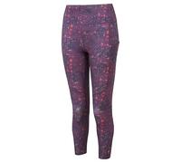 Ronhill Corsa, Wmn's Tech Crop Tight, Damson Raindrops, 14