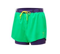 Ronhill Tech Distance Twin Pantaloncini Da Corsa Donna-Verde,Lilla