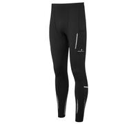 Ronhill Tech Reflect Tight Uomo Leggings, Nero/Riflettente, XL